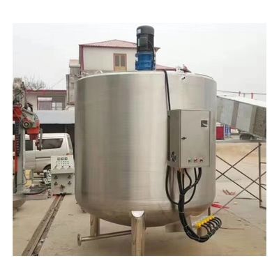 50 MPa Max Pressione di lavoro Emulsionante Liquid Mixing Acciaio inox Serbatoio orizzontale