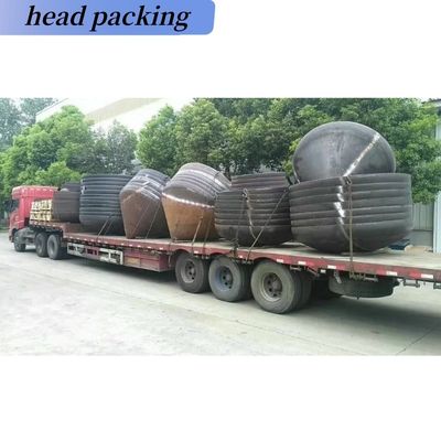 Supporto personalizzato ASME Standard Spherical Bottom Clad Material Tank con estremità a piatto