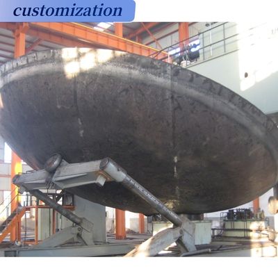 Supporto personalizzato ASME Standard Spherical Bottom Clad Material Tank con estremità a piatto