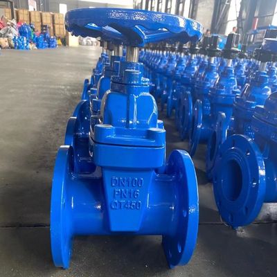 Industria Valvola idrica Sedile resistente Flange morbida Valvola di controllo dell'acqua Valvola di porta in acciaio inossidabile