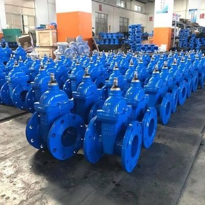 Disponibile Valvola di cancello OEM BS515 DIN F4 F5 AWWA Sigillo di gomma di fusto non sollevante ferro duttile