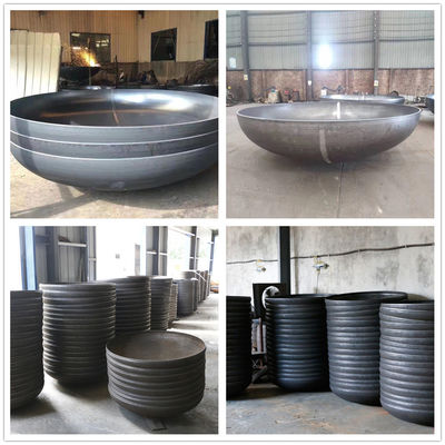 Supporto personalizzato OEM Stainless Steel Pipe Tube End SS304 SS316L Ellittica testa di fine a piatto