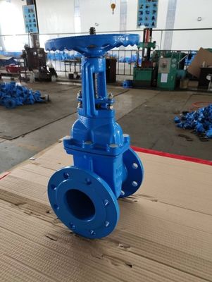 Riprogettazione del software Valvola di cancello a cuneo di ferro duttile non sollevante con disco di sigillo di gomma