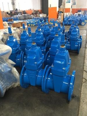 DIN F4/F5 SAB OS Y Nrs Dutile Fuso Ferro Resiliente Gomma Sedia Flange Valvola farfalla