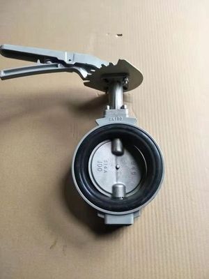 EPDM PTFE sigillatore in lega di alluminio corpo wafer valvola farfalla per la resistenza alla corrosione