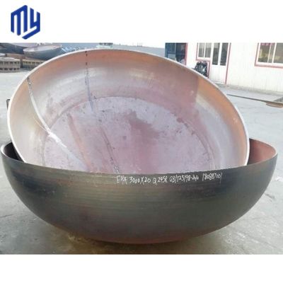 Industria Standard Asme Carbon Steel Pressure Vessel Flat Bottom Ends Testa sferica