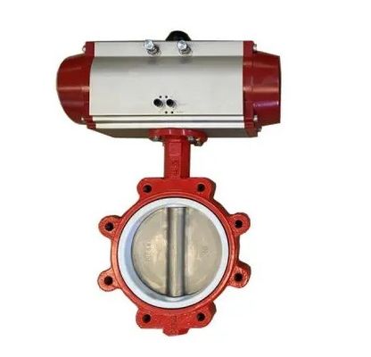 Supporto personalizzato ODM Manuale in acciaio inossidabile Worm Gear Lug Butterfly Sanitary Valve
