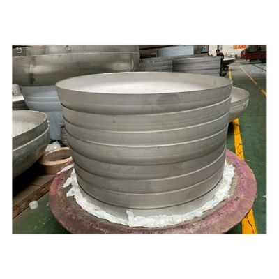 Codice di testa a cerchio Acciaio al carbonio DIN28011 Tangiere standard Topi a piatto per recipienti a pressione