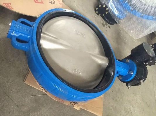 Struttura del diaframma 4 pollici Wafer Center Butterfly Valve Manuale Maniglia per il supporto OEM