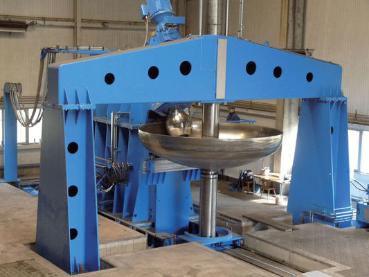 Connessione di fusione ASME Testa del serbatoio del serbatoio di pressatura a freddo ellittica per saldatura e fusione