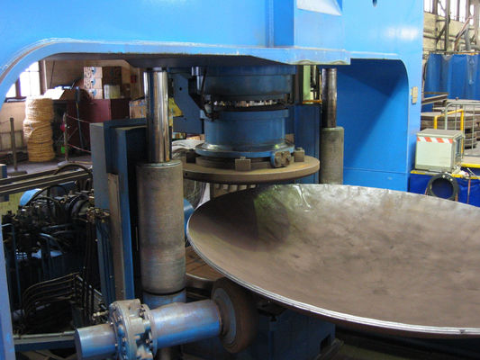 Industria supporto personalizzato tubo di acciaio fine piatto ellittico testa serbatoio piatto