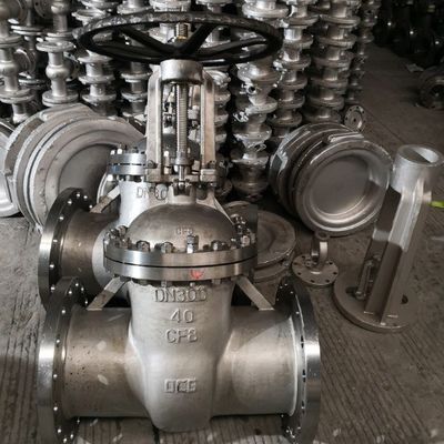 Valvole manuali lunghe Ss corpo e disco per applicazioni a foratura completa con flange/saldate