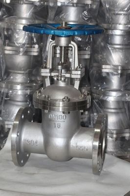 Valvola di porta di stagno elevata in acciaio ANSI / acciaio inossidabile resistente per sistemi idrici a gas di petrolio