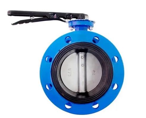 DN100 PN16 Valvola motore elettrica a doppia flangia con sedile EPDM e disco 304/CF8