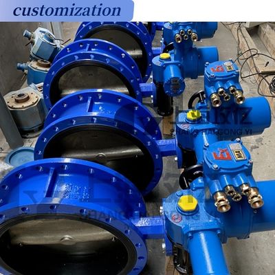 DN500 Valvola a farfalla a doppia flangia per applicazioni industriali