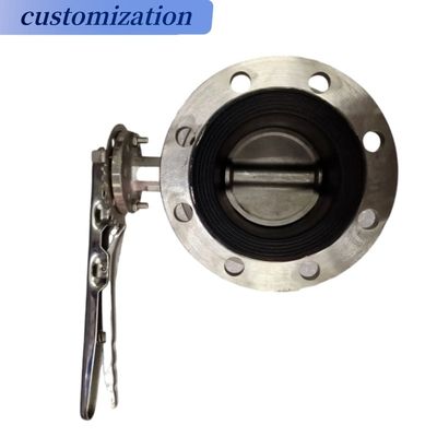Sedi valvola farfalla elettrica a doppia flangia materiale EPDM per basse temperature PN10