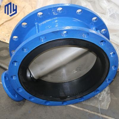 Industrial DN600 PN10 PN25 NBR Sedile Valvola elettrica farfalla doppia fianchetta rapida apertura