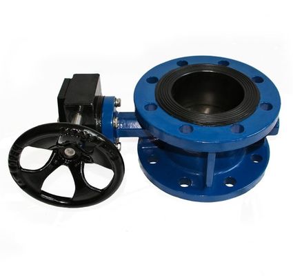 Valvola a farfalla a doppio fianco con sedile sostitutivo manuale EPDM/NBR rivestita di gomma per acqua