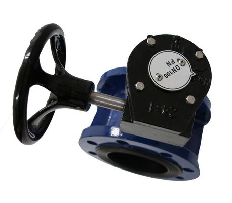 Valvola a farfalla a doppio fianco con sedile sostitutivo manuale EPDM/NBR rivestita di gomma per acqua