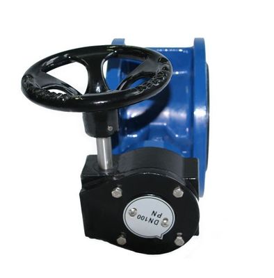 Valvola a farfalla a doppio fianco con sedile sostitutivo manuale EPDM/NBR rivestita di gomma per acqua