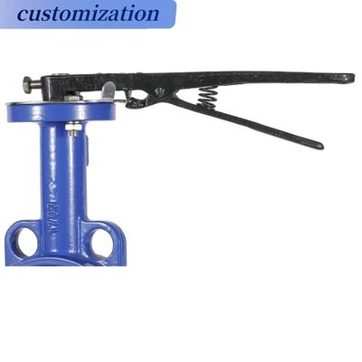 OEM Port Size Lever Operato Full PTFE Lined Concentric DIN BS Control Butterfly Valve