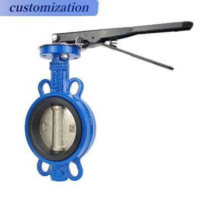 Valvola a farfalla standard API/ANSI/DIN/JIS/ASME con rivestimento in gomma PTFE EPDM