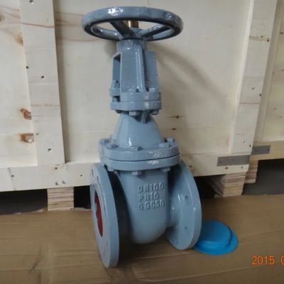 DIN3352 F4 Di GGG40/GGG50 Valvola di chiusura a chiusura metallica a fiocco