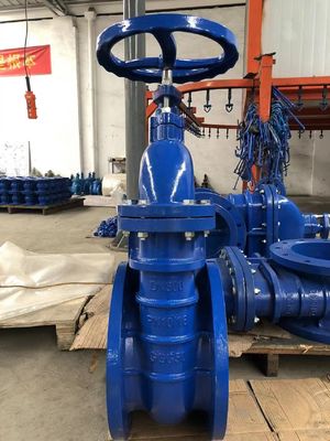 DIN3352 F4 Di GGG40/GGG50 Valvola di chiusura a chiusura metallica a fiocco
