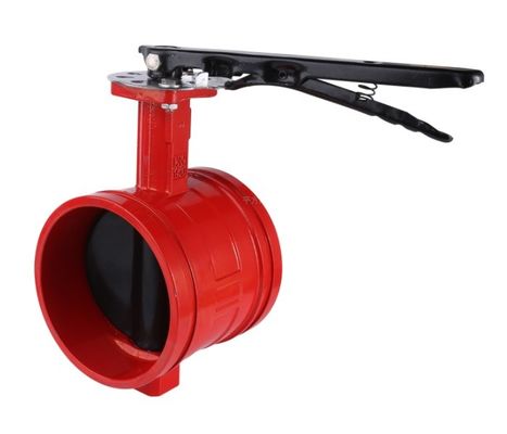 Sistema antincendio Valvola farfalla a scanalatura 300Psi con segnale personalizzato per le vostre esigenze