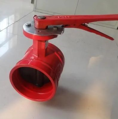 Valvola a farfalla a scanalatura manuale in ghisa/acciaio CF8/CF8m con funzionamento manuale durevole