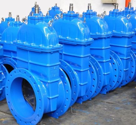 Valvola di portata di vetro di ferro flessibile a flangia di grandi dimensioni per acqua
