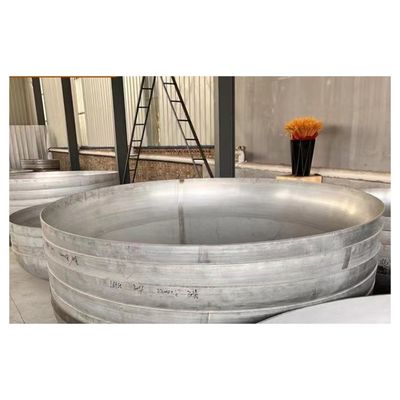 Testa a piatto ellittica sferica standard ASME per accessori per tubi in acciaio inossidabile 304/306