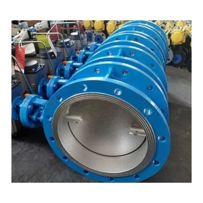 Dn1200 Valvola a farfalla a doppia flangia con seduta resiliente con i requisiti del cliente