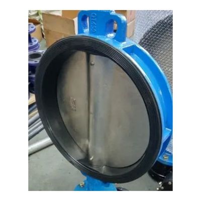 Struttura del diaframma DN1200 Worm Gear Cast Iron Flange Butterfly Valve per industria