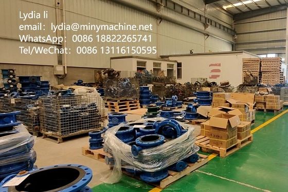 Struttura del diaframma DN1200 Worm Gear Cast Iron Flange Butterfly Valve per industria