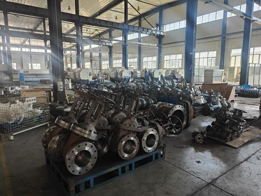 DN1000 Pn16 Valvola a farfalla a doppia flangia eccentrica a temperatura media per industria