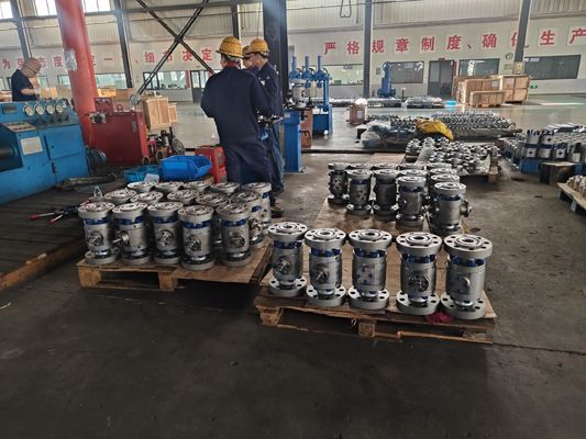 Controllo del gas Valvola a farfalla di tipo doppio eccentrico di grandi dimensioni con struttura di diaframma