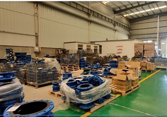 Impianto di produzione di massa di rivestimento in acciaio inossidabile gomma valvola farfalla per sistemi idraulici