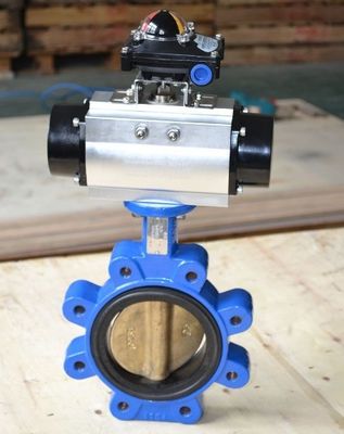 DN300 Customized Ductile Cast Iron Carbon Steel Fully Lug Wafer Tipo Valvola farfalla
