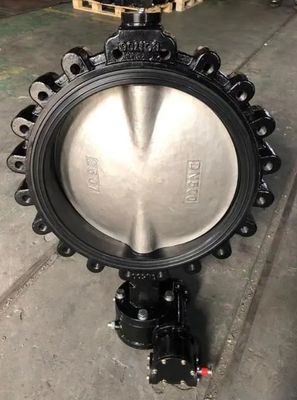 DN300 Customized Ductile Cast Iron Carbon Steel Fully Lug Wafer Tipo Valvola farfalla
