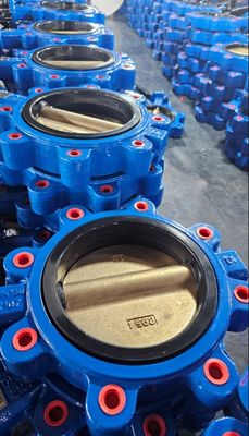 DN300 Customized Ductile Cast Iron Carbon Steel Fully Lug Wafer Tipo Valvola farfalla
