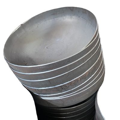 Testa di piatto in acciaio al carbonio a testa esagonale/rotonda con tappo di fine fire bowl e omologazione ASME
