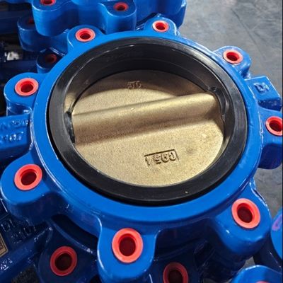 Materiale del corpo Ferro duttile GGG50 Valvola farfalla Wafer Flanged Lug Standard acqua