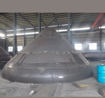 ASME Standard Conical Bottom Pressure Vessel Dished Cap Head con connessione di saldatura