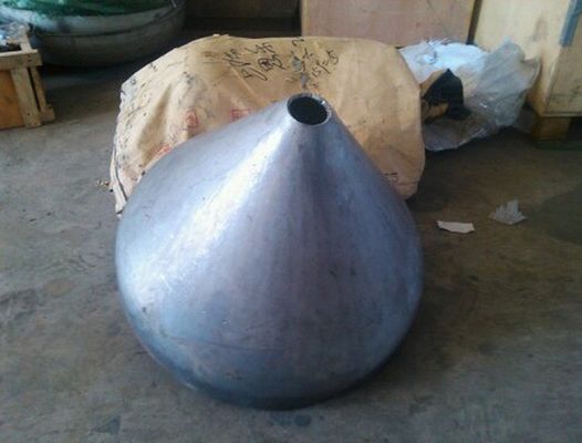 ASME Standard Conical Bottom Pressure Vessel Dished Cap Head con connessione di saldatura