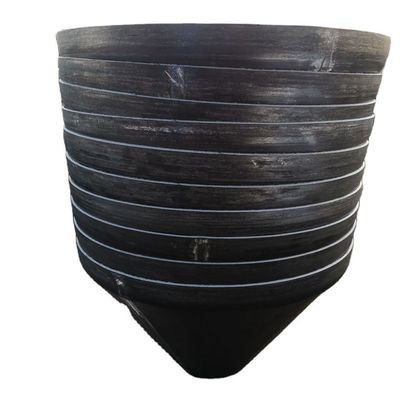 Copertura del serbatoio circolare da 500 mm con testa conica in acciaio inossidabile ASME Supporto OEM personalizzato