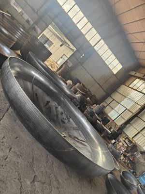 Standard industriale ASME personalizzato 304 cilindro ellissoidale