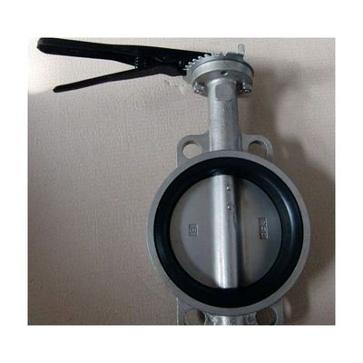 EPDM Seat Rubber Seal Wafer Centerline Butterfly Valve con assistenza post-vendita