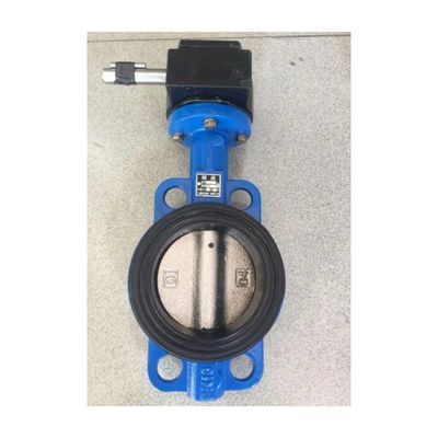 Dipende dalle specifiche dell'attuatore pneumatico EPDM rivestito di controllo industriale Valvola d'acqua farfalla