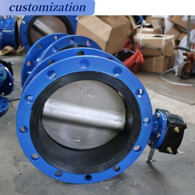 Valvola a farfalla idraulica Awwa C504 a doppia flange con materiale di diaframma